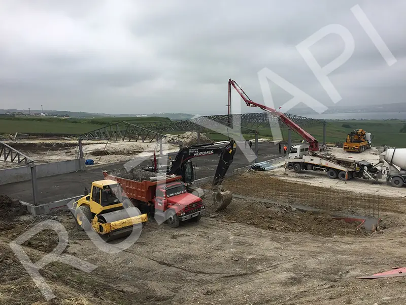 Çelik Konstrüksiyon Depo İnşaatı